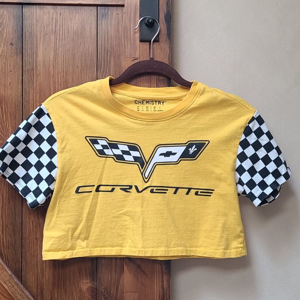 Corvette crop top t shirt